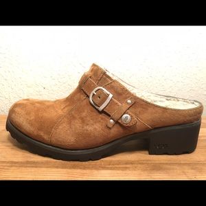 Ugg Tan Suede Lila Mule sz 7.5